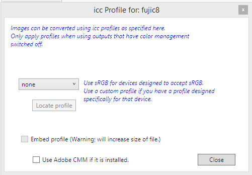 icc profile setting