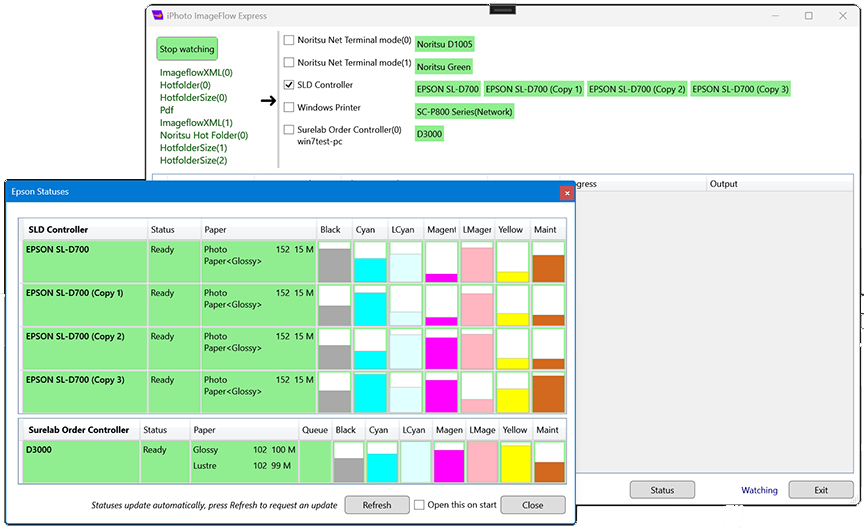 Imageflow main screen.